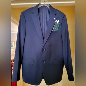 Tommy Hilfiger Navy Blue Sport Coat, size 42 regular